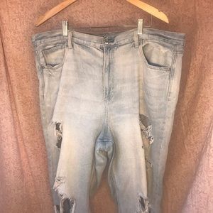 American eagle size 20 long mom jeans